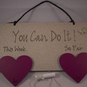 2 heart you can do it weight loss plaque